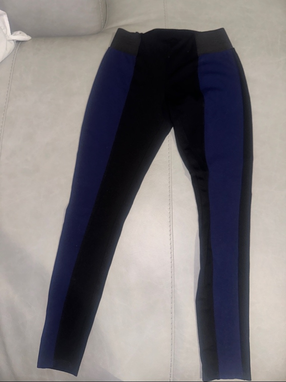 Nicki Minaj Black and Navy Colorblock Top